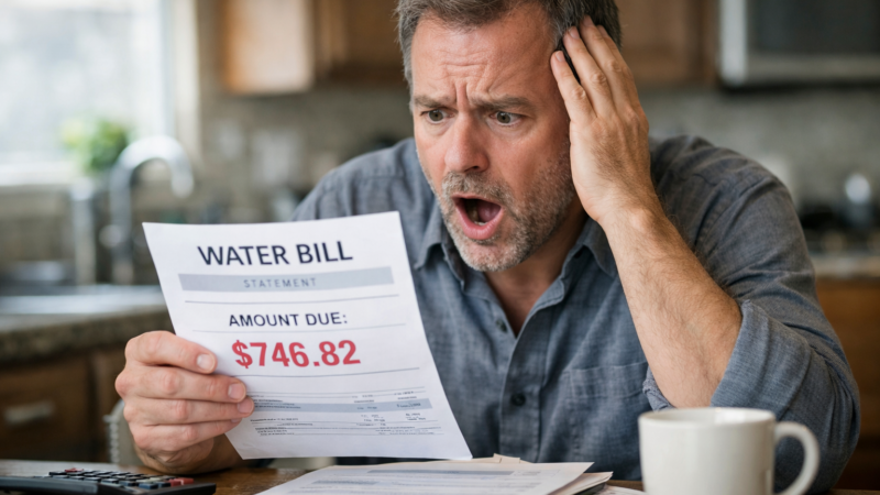 Why Is My Water Bill So High? Plumbing Problems to Check First